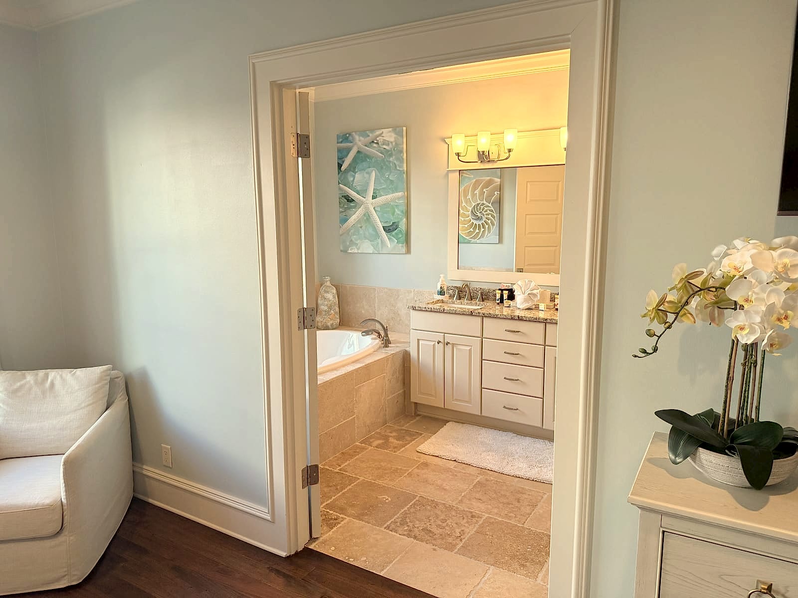 Shell Yeah Master Bath — 30A vacation rental